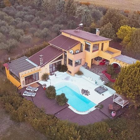 Villa Hacienda Private Pool And Jacuzzi Paralía المظهر الخارجي الصورة