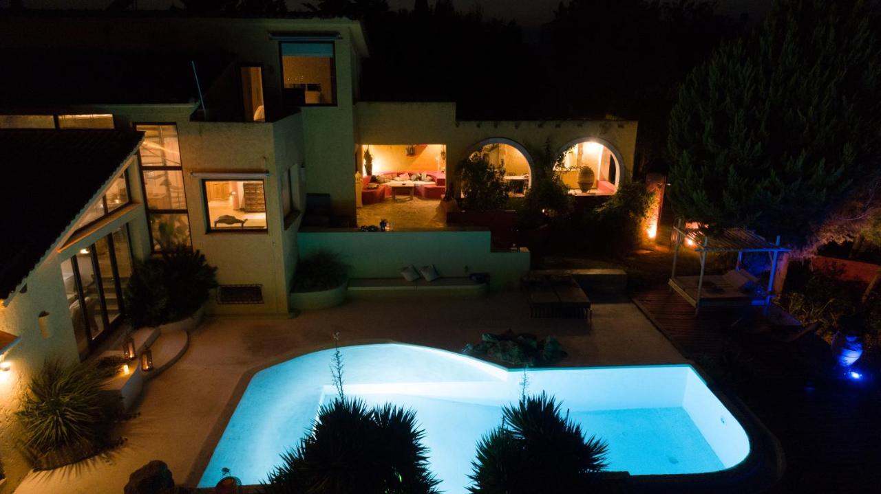 Villa Hacienda Private Pool And Jacuzzi Paralía المظهر الخارجي الصورة