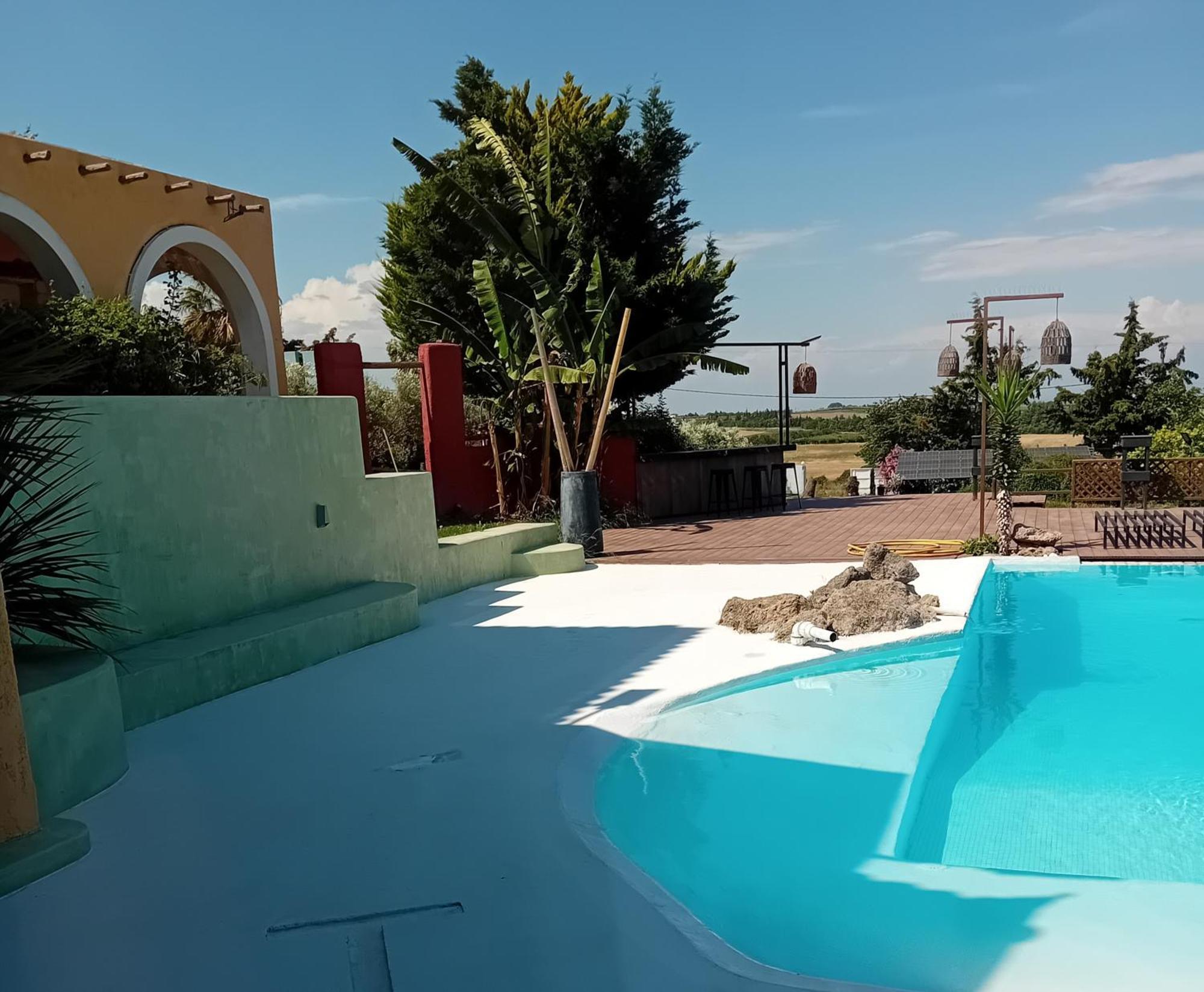 Villa Hacienda Private Pool And Jacuzzi Paralía المظهر الخارجي الصورة